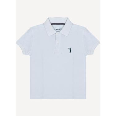Imagem de Camisa Polo Aleatory Infantil Piquet Light Tranquil Blue-Masculino