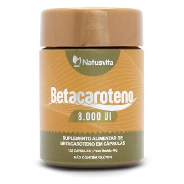 Imagem de Betacaroteno 8.000 UI (8X + Concentrado) (1 Und. 120 Cápsulas)