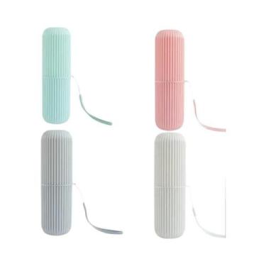 Imagem de Estojo Portátil Para Escova De Dentes E Pasta De Dente, Caixa De Armaz