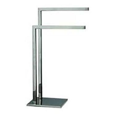 Imagem de Toalheiro Porta Toalhas De Pia Lavabo Quadrado Duplo Inox - Kazalinda,