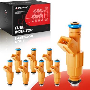 Imagem de A Plus Auto Conjunto de 8 injetores de combustível, compatível com Ford Explorer Thunderbird Crown Victoria, Mercury Cougar Grand Marquis Mountaineer, LincoIn Town Car-V8 4.6L 5.0L, Gas, Substitui