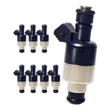 Imagem de Amblee Injetor de combustível de 8 unidades compatível com veículos Chevrolet e GMC 1996-2000 - B7, C2500, C3500, C6500, C7500, Express 3500, K2500, K3500, P30, Savana 3500 - V8 7.4L Substituição para
