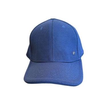 Imagem de Boné Snapback Azul Básico Fechado Unissex Masculino Feminino-Masculino