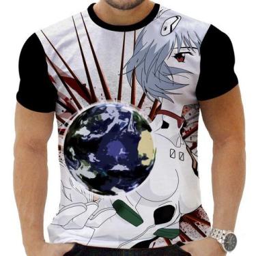 Imagem de Camiseta Camisa Personalizada Anime Clássico Genesis Evangelion 01 - Z