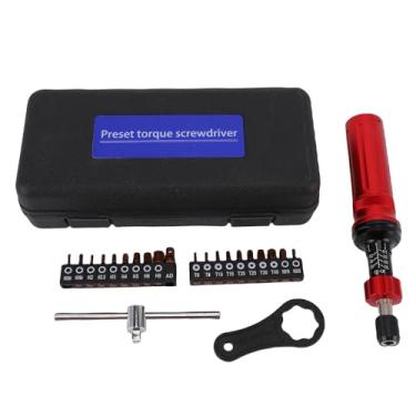 Imagem de Fafeicy Chave de Fenda de Torção Predefinida Conjunto de Chave de Fenda de Torque Ajustável Com 19 Bits de Aço S2 e 1 Adaptador para Reparo de Eletrônicos Montagem de Bicicletas