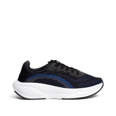 Imagem de Tênis Esportivo Juvenil Molekinho Preto Conforto-Masculino