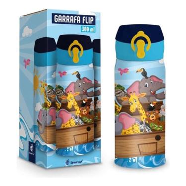 Imagem de Garrafa Térmica Flip - Arca de Noé - 300ml - Brasfoot