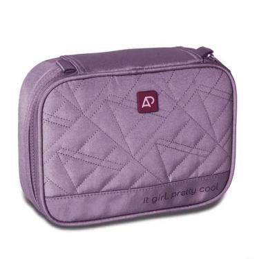 Imagem de Estojo Escolar Alice Palucci Box Juvenil 36 Pens Original Cor:Roxo, Ro