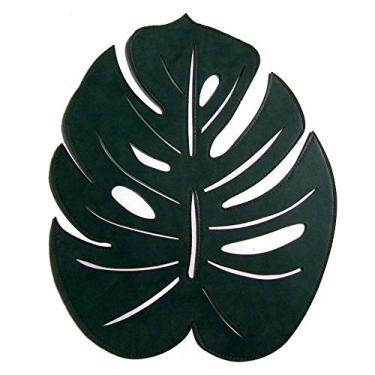 Imagem de Jogo Americano Folha Costela de Adão Preto