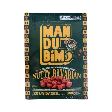 Imagem de Paçoca Rolha Nutty Bavarian Mandubim (Cx Com 20 Un De 15G)