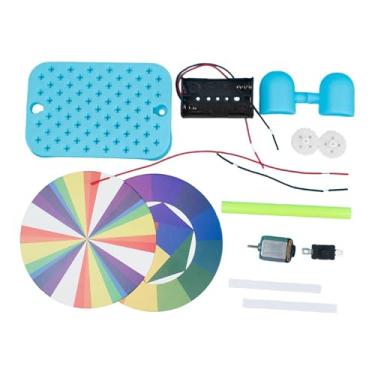 Imagem de Fenteer Projeto de experimento científico faça você mesmo com a roda de cores de - Brinquedo educativo para meninos e meninas