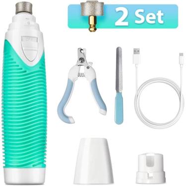 Imagem de Lixa De Unhas Elétrica Recarregável Para Pets Com Cortador