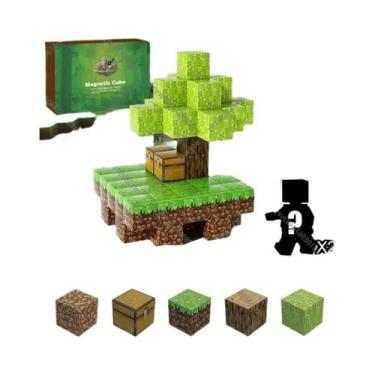 Imagem de Blocos De Construção Magnéticos Montessori Brinquedo STEM Para Criança