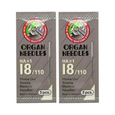 Imagem de Agulhas Para Máquina De Costura Singer Brother, Pacote Com 2, Organ, T