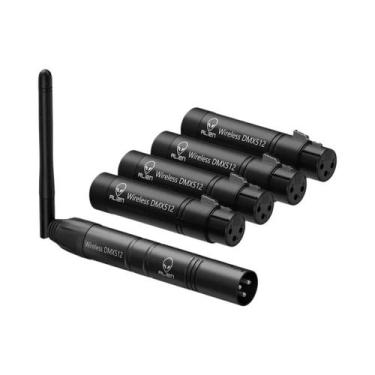 Imagem de Controlador DMX Sem Fio 2.4G ISM Transmissor Receptor XLR Para Ilumina