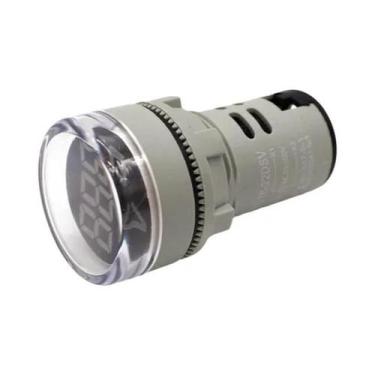 Imagem de Voltímetro Digital LED De 22mm 60V-500V Com Indicador De Corrente AC E