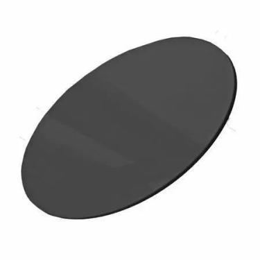 Imagem de Tampo de Mesa Redondo em Vidro 6mm  50cm Lapidado e Polido Somente o V