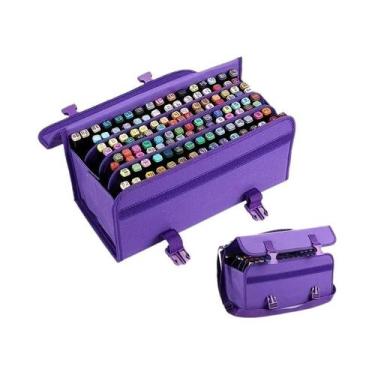 Imagem de Bolsa Organizadora De Canetas Marcadoras Dobrável De Grande Capacidade