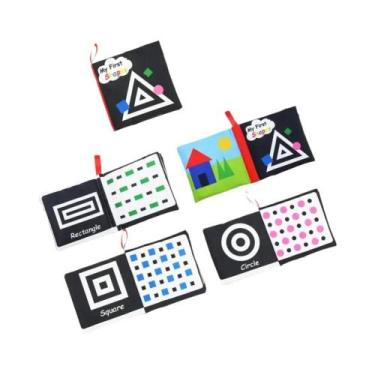 Imagem de Livros De Pano Macios Para Bebês 0-12 Meses Com Som De Vento, Brinqued