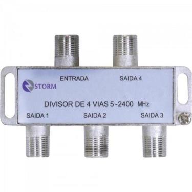 Imagem de Divisor Satélite 1-4 5-2400 Mhz Storm - Pct - 10
