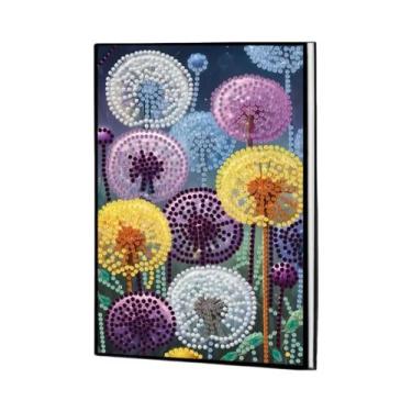 Imagem de Kit De Pintura Diamante Para Adultos: Caderno De Couro Com Padrão De F