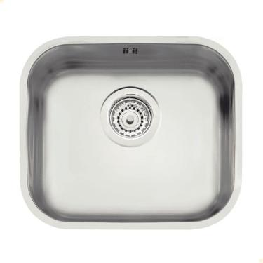 Imagem de Cuba Tramontina Lavínia 40 Bl Prime Em Aço Inox Acetinado 40x34 Cm Com Escape E Válvula...