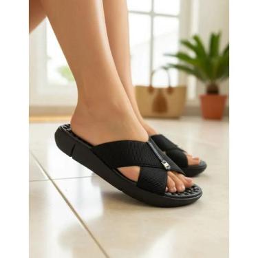 Imagem de Chinelo Modare Ortopédico Esporão Massageador Original, 35, Preto