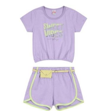 Imagem de Conjunto infantil menina Brandili-Feminino