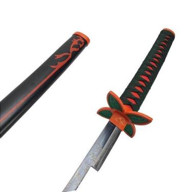 Imagem de Espada Katana Demon Slayer Shinobu Kocho Em Aço - Tenda Medieval
