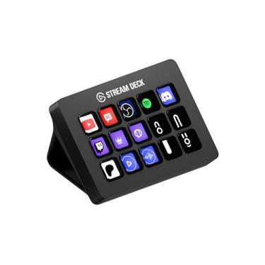Imagem de Stream Deck Elgato MK.2, 15 teclas Personalizáveis deLCD, USB-C Removível, Preto - 10GBA9901