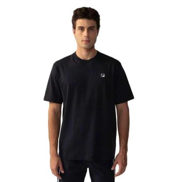 Imagem de Camiseta Fila Manga Curta Italia Drawing Union Classics Preta-Masculino