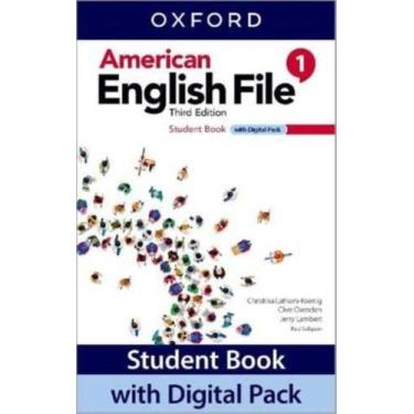 Imagem de American english file 1 sb with digital pack - 3rd ed - OUP - OXFORD U