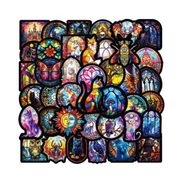 Imagem de Adesivos Coloridos De Graffiti Em Estilo Cartoon Para Skateboard, Gela