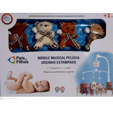 Imagem de Mobile Musical Pelucia Ursinho Unisex - Pais & Filhos