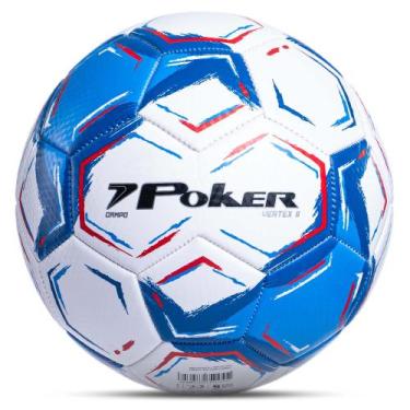 Imagem de Bola Futebol de Campo Training 32 Gomos Vertex II 05526, Az, Az, Vm