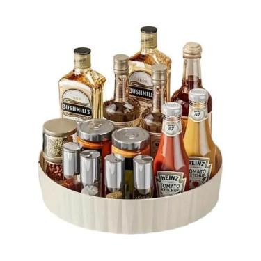Imagem de 360 graus Organizador Giratório De Temperos Para Bancada De Cozinha E 