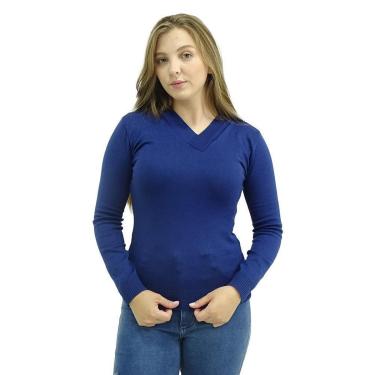 Imagem de Blusa Jm Malhas Modal Gola V - Lisa-Feminino