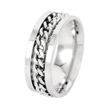 Imagem de Anel Giratório De Aço Inoxidável Com Corrente, Abridor De Garrafas E S