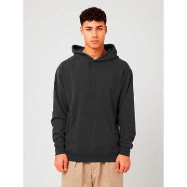 Imagem de Blusa de Frio Moletom Canguru Masculina com Capuz Slim Fitness-Masculino