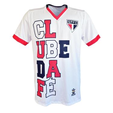 Imagem de Camisa Camiseta do São Paulo SPFC Clube da Fé Produto Oficial-Masculino