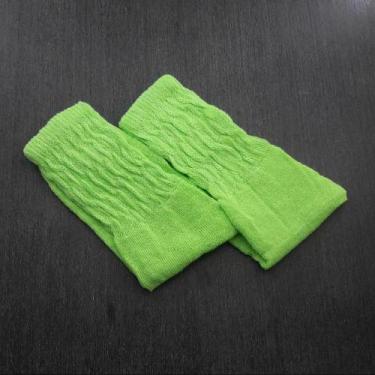 Imagem de Meia Aeróbica Feminina Cor:Verde NeonTamanho:M - Saulo Lingerie, Verde