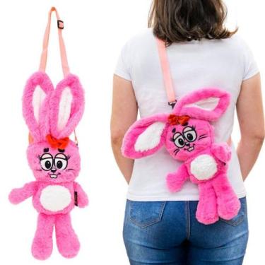 Imagem de Bolsa Coelho Dalila De Pelúcia 34x16cm - Turma Da Mônica - Tasco