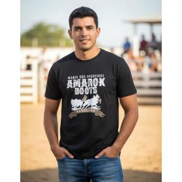 Imagem de Camiseta Country 100% algodão Western Camisa Casual Vaqueiros - Amarok