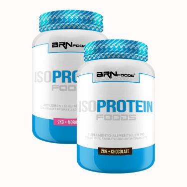 Imagem de Kit 2x Whey Iso Protein Foods 2kg - BRNFOODS-Unissex