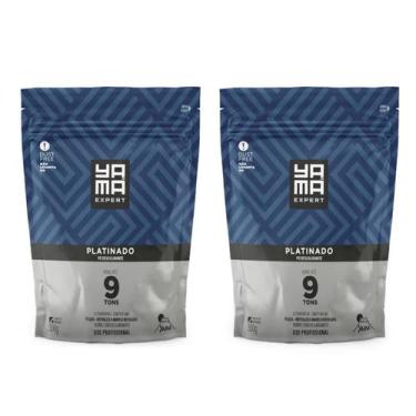 Imagem de Kit C/2 Pó Descolorante Platinado Refil 300g Yamá - Yama