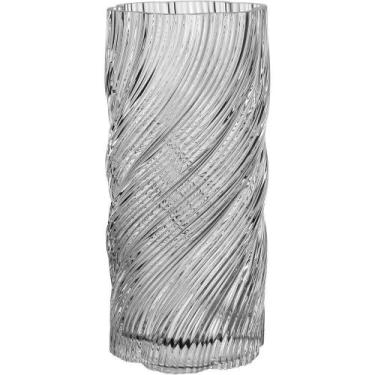 Imagem de Vaso Decorativo Planta Redondo Home&co Vidro 25x11x11cm - HOME & CO