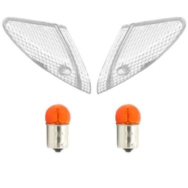 Imagem de Lente Pisca Cristal Dianteiro + Lampada Ambar Biz 100 98..05 - DNSA