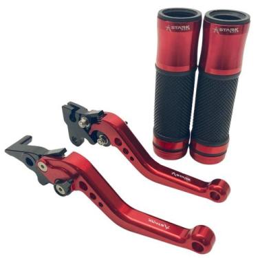 Imagem de Kit Manete Manopla EsportivoNh 190 Cb300r Cbx 200 Strada Cbx 250 Twist