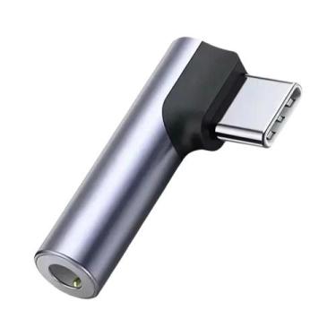 Imagem de Adaptador De Áudio USB-C Para P2 (3.5mm) Tipo Cotovelo Para iPhone 17 
