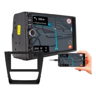 Imagem de Kit central multimidia mp5 com moldura gol g6 voyage g6 saveiro g6 201